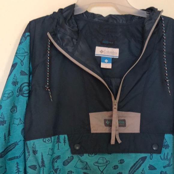 Columbia wind breaker / rain coat - Picture 2 of 4